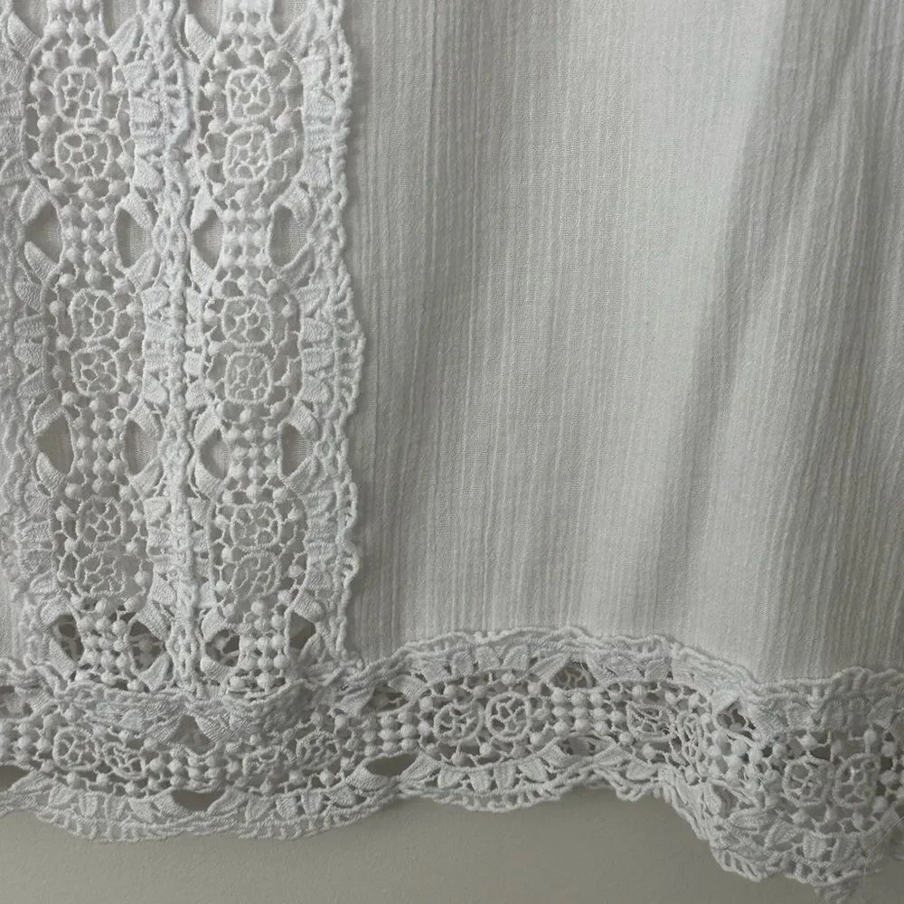 La Blanca White Swimsuit Cover-up L - Picture 3 of 8